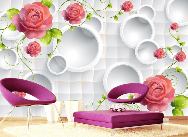 Fashion Patterns And Flowers Wallpaper AJ Wallpaper