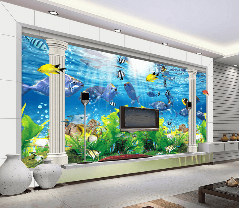 Pillars And Ocean World Wallpaper AJ Wallpaper 2