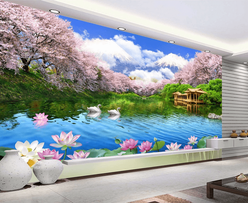 Beautiful Lake Landscape Wallpaper AJ Wallpaper 2