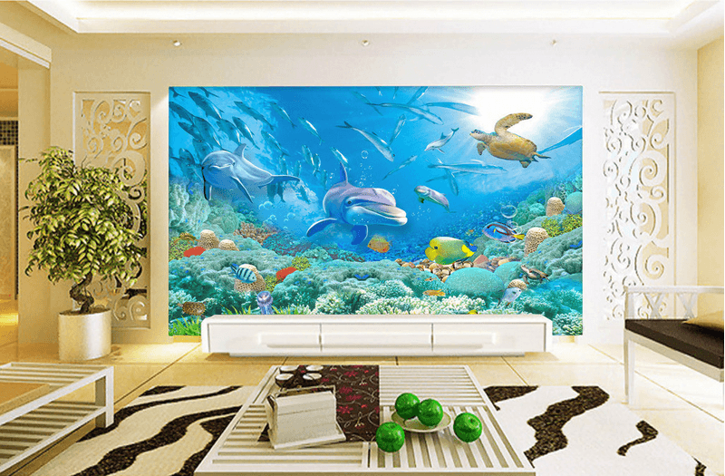 Bright Blue Ocean Wallpaper AJ Wallpaper 2