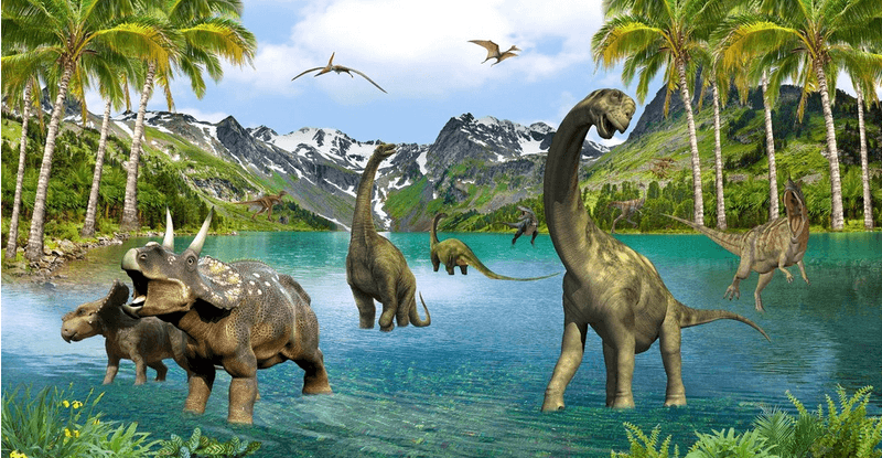 Lovely Dinosaurs Wallpaper AJ Wallpaper 2