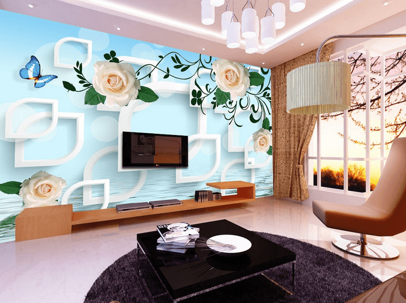 Fresh Blossoms And Patterns Wallpaper AJ Wallpaper