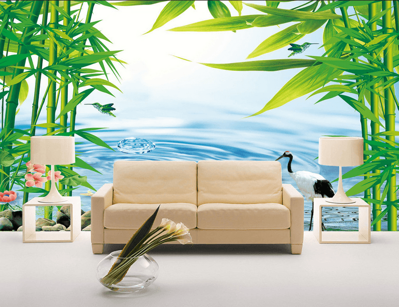 Bamboos And Animals Wallpaper AJ Wallpaper