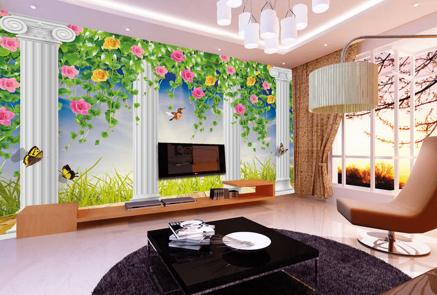 Pillars And Animals Wallpaper AJ Wallpaper