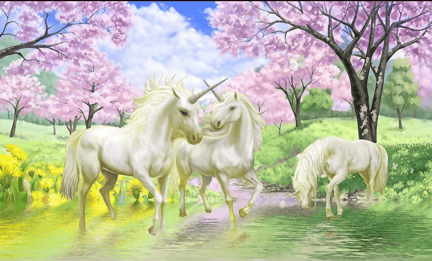 River Unicorns Wallpaper AJ Wallpaper 2