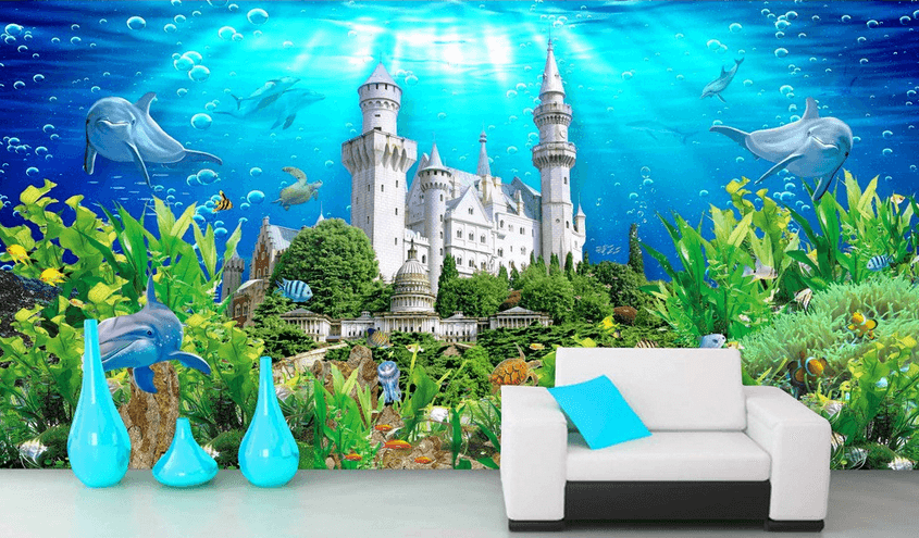 Seabed Castle Wallpaper AJ Wallpaper 2