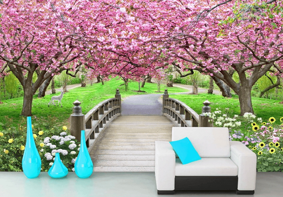 Beautiful Blooming Garden Wallpaper AJ Wallpaper 2