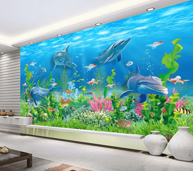 Seabed Fishes Wallpaper AJ Wallpaper 2