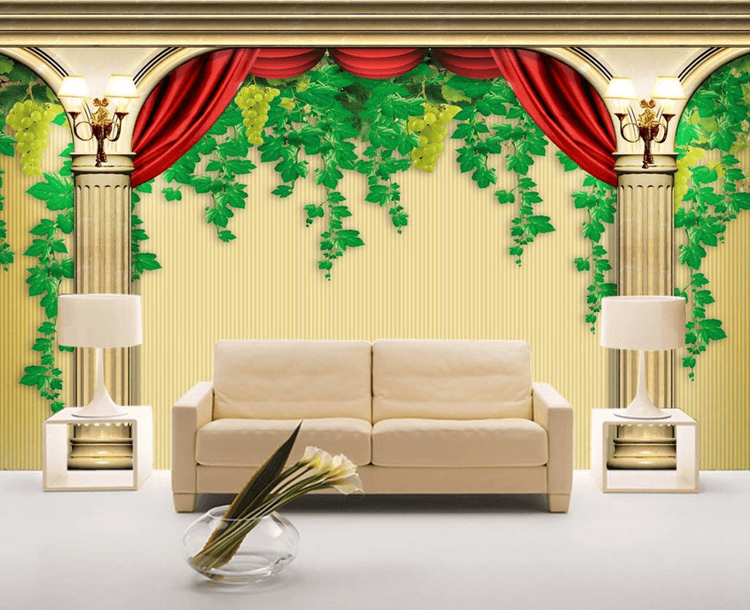 Fresh Grape Vines Wallpaper AJ Wallpaper