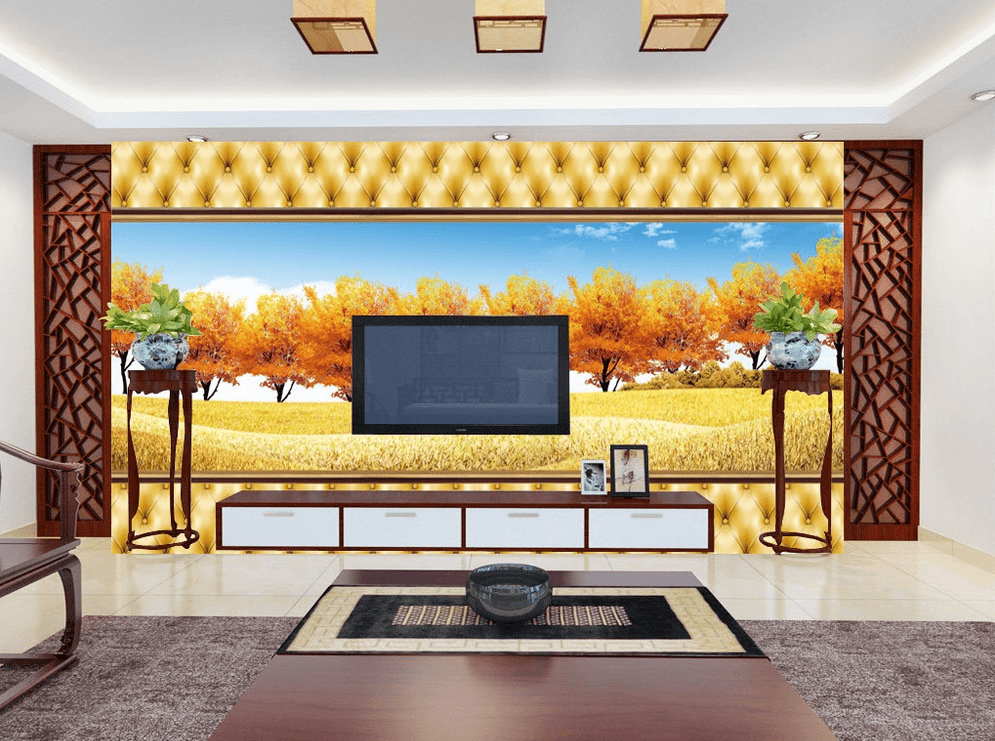 Farmlands And Trees Wallpaper AJ Wallpaper