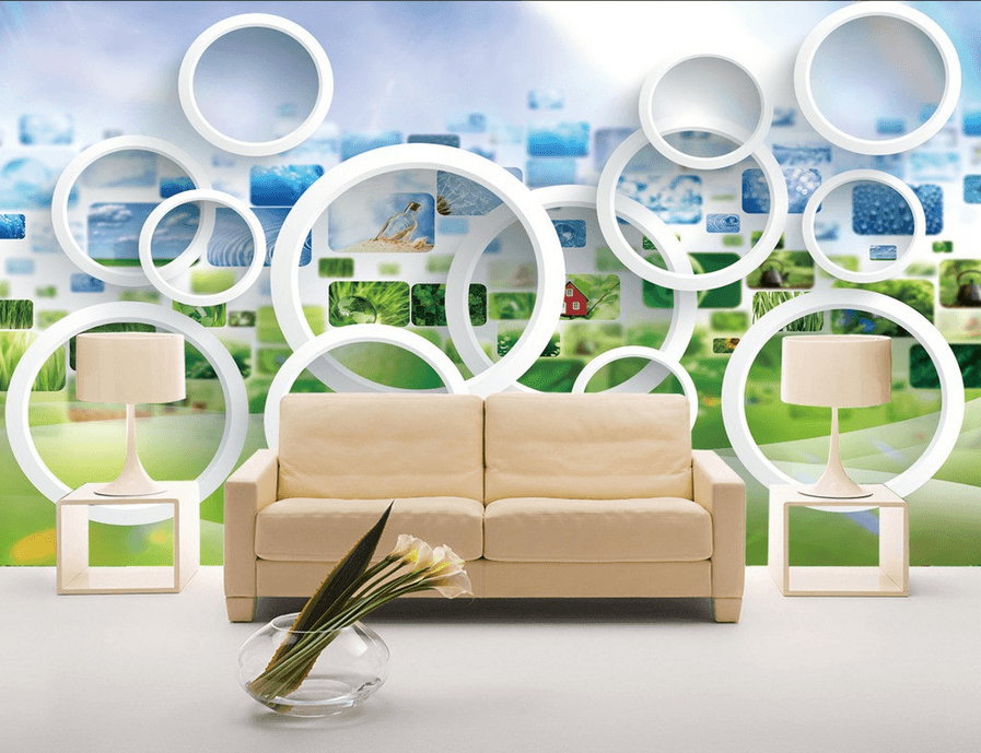 Frames And Circles Wallpaper AJ Wallpaper