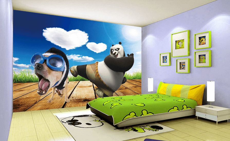 Panda And Dog Wallpaper AJ Wallpaper