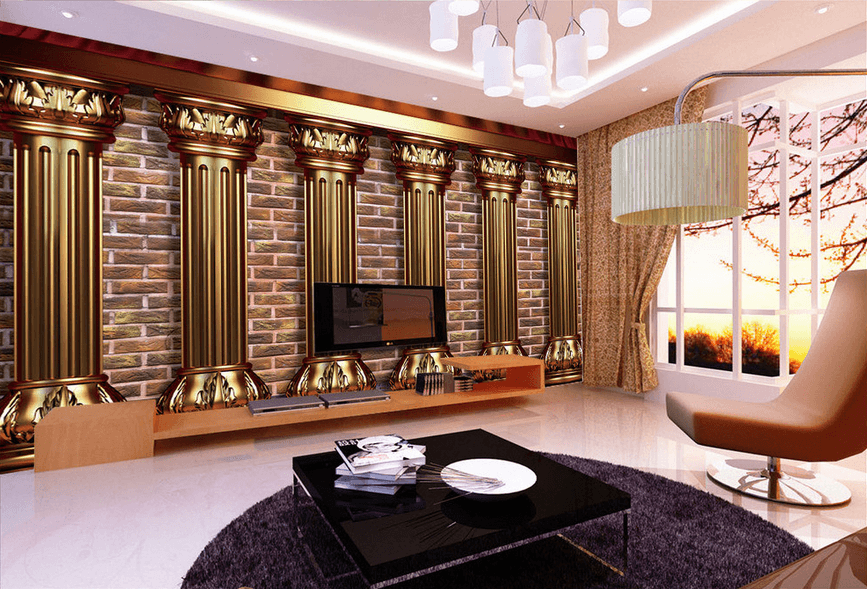 Pillars Wallpaper AJ Wallpaper