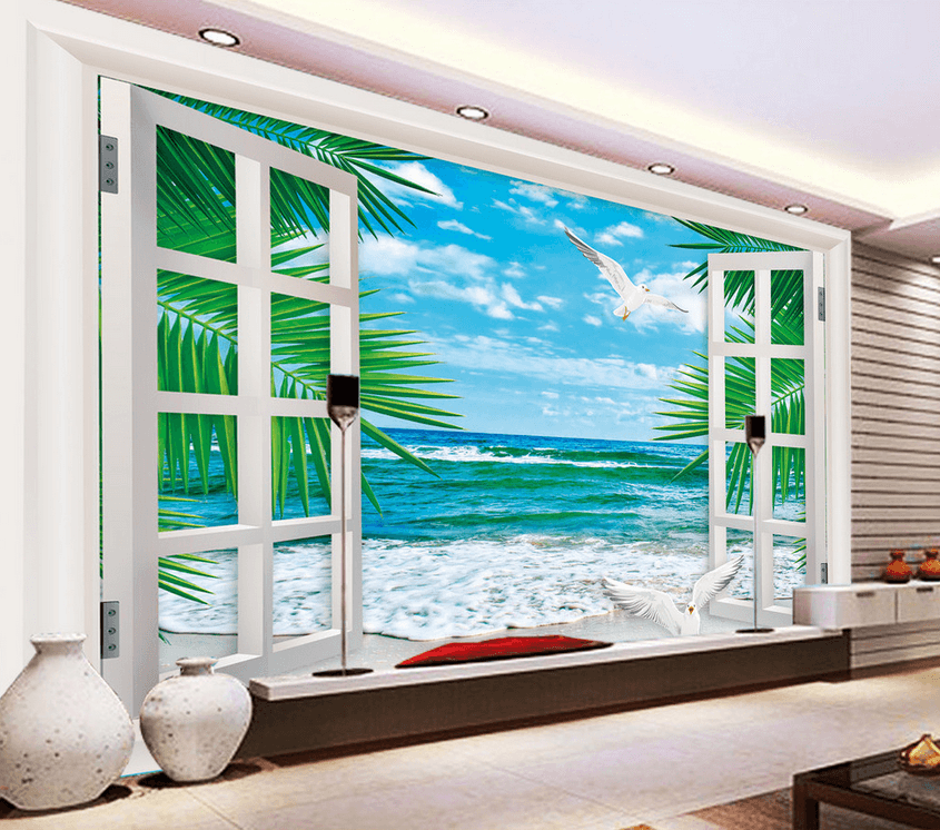 Window Pure Scenery Wallpaper AJ Wallpaper