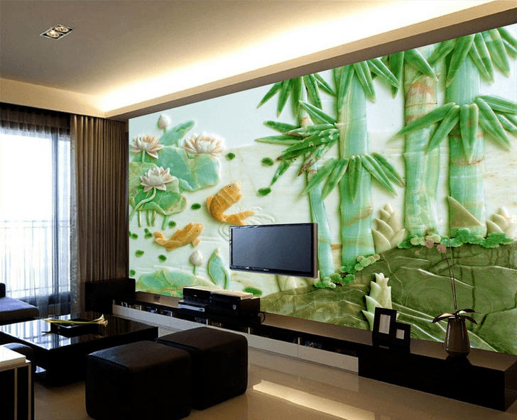 Embossed Pond Wallpaper AJ Wallpaper