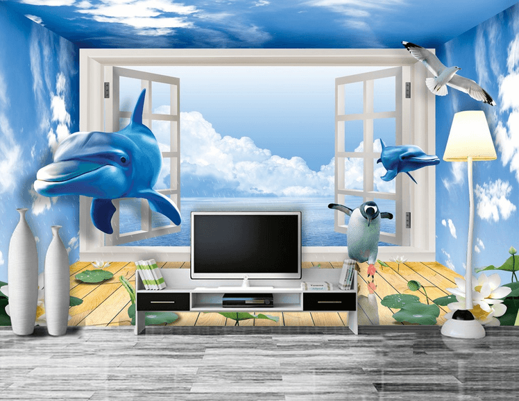 Ocean Lovely Animals Wallpaper AJ Wallpaper