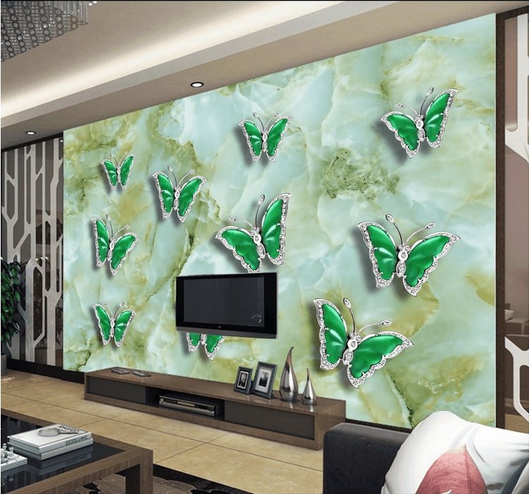 Jade Butterflies Wallpaper AJ Wallpaper