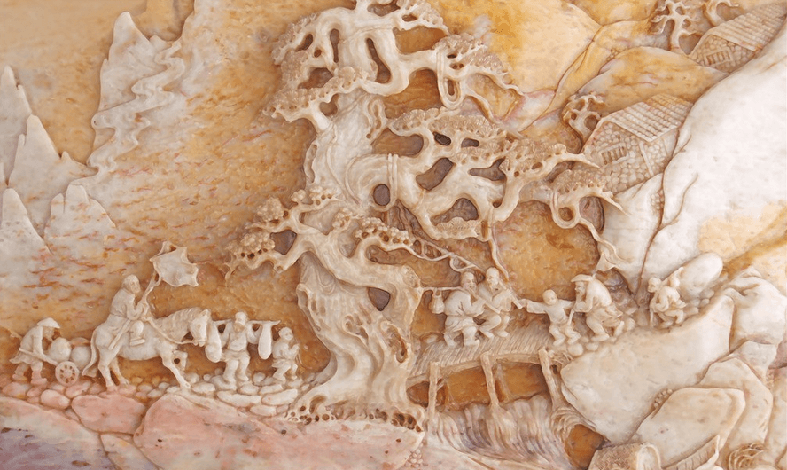 Exquisite Carving Landscape Wallpaper AJ Wallpaper