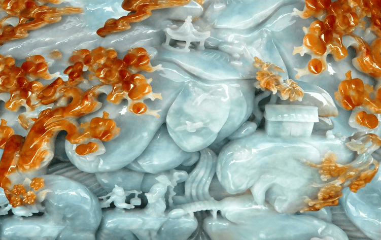 Delicate Jade Carving Wallpaper AJ Wallpaper