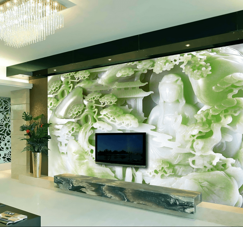 Jade Carving Bodhisattva Wallpaper AJ Wallpaper