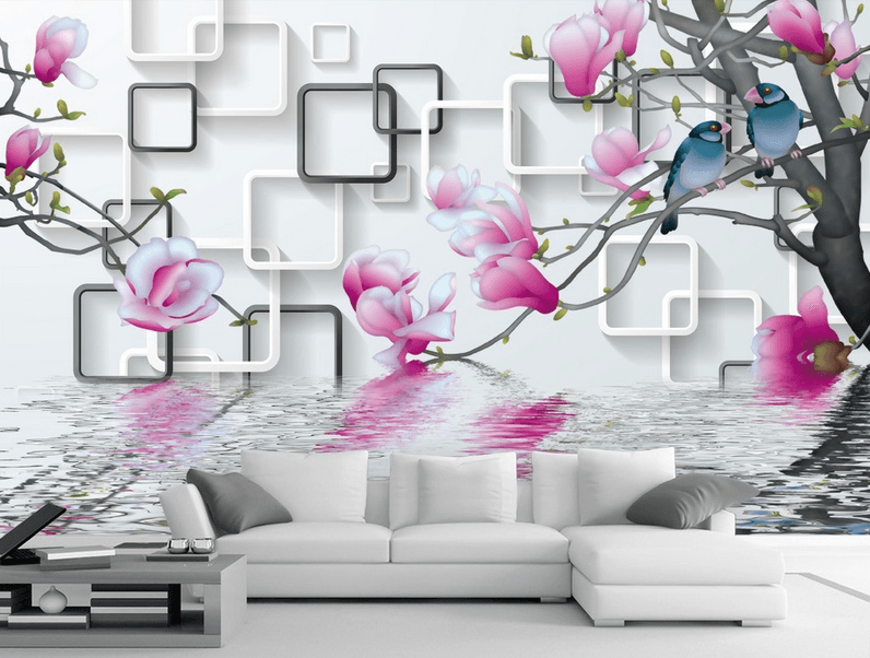 Flowers And Frames Wallpaper AJ Wallpaper