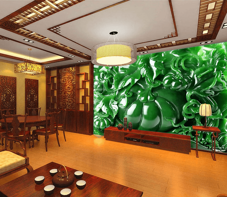 Jade Carving Pumpkin Wallpaper AJ Wallpaper