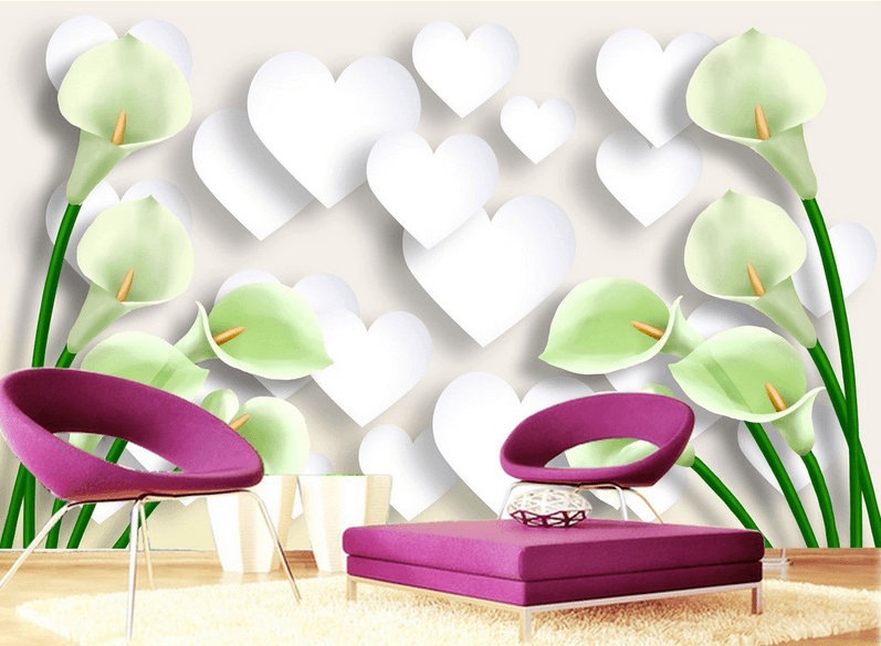 Heart Shape Patterns Wallpaper AJ Wallpaper