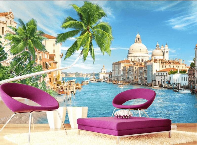 Riverside City Landscape Wallpaper AJ Wallpaper