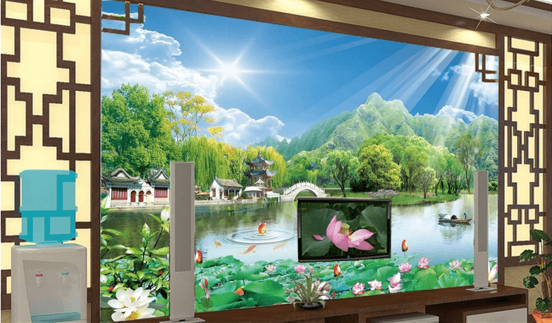 Bright Lake Scenery Wallpaper AJ Wallpaper