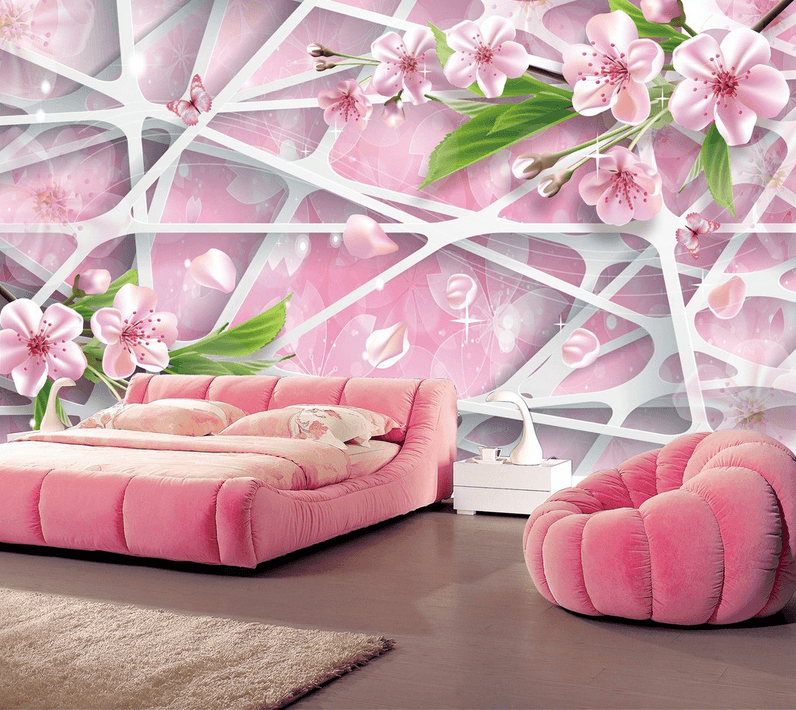 Romantic Peach Blossoms Wallpaper AJ Wallpaper