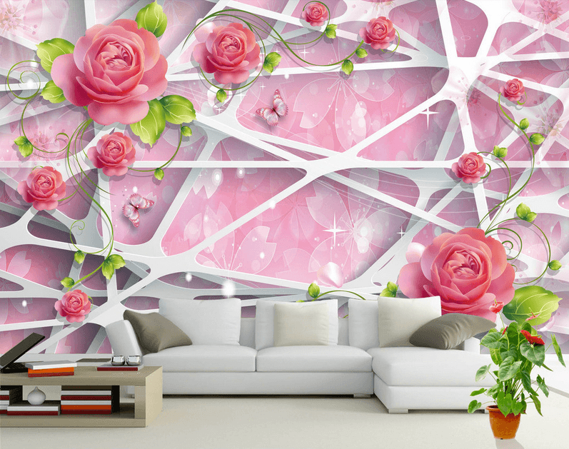 Fashionable Blossoms Wallpaper AJ Wallpaper