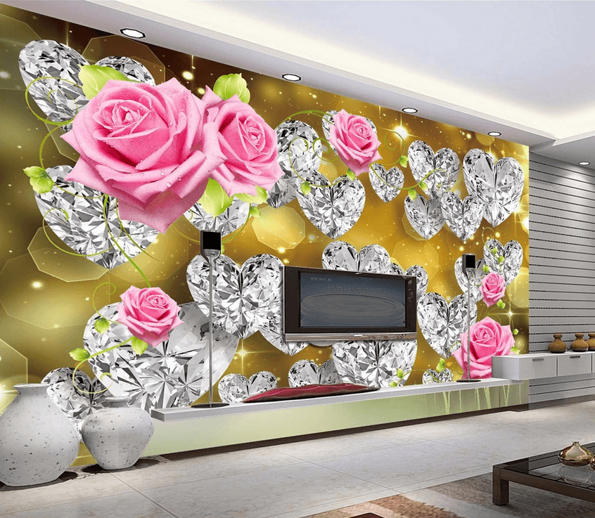 Fashion Heart Shapes Wallpaper AJ Wallpaper