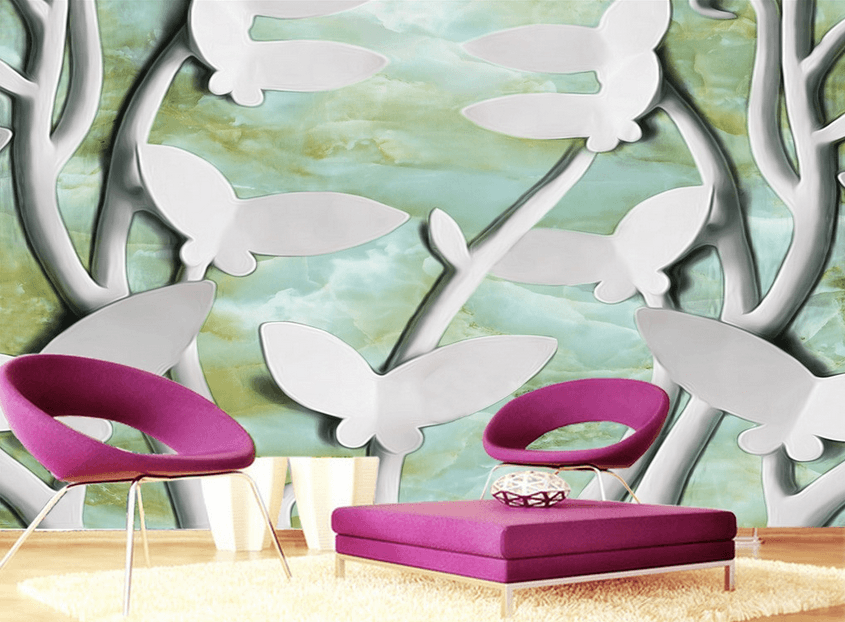 Butterflies Patterns Wallpaper AJ Wallpaper