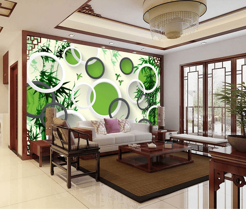 Bamboos And Birds Wallpaper AJ Wallpaper