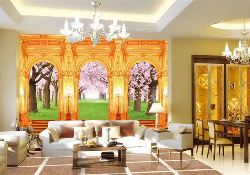 Arches Scenery Wallpaper AJ Wallpaper