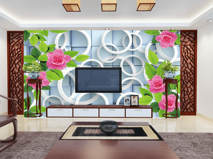 Flowers And Patterns Wallpaper AJ Wallpaper