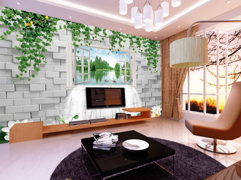 Window Landscape Wallpaper AJ Wallpaper