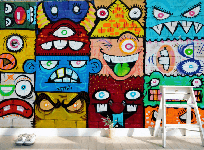 3D Cartoon Square 171 Wallpaper AJ Wallpaper