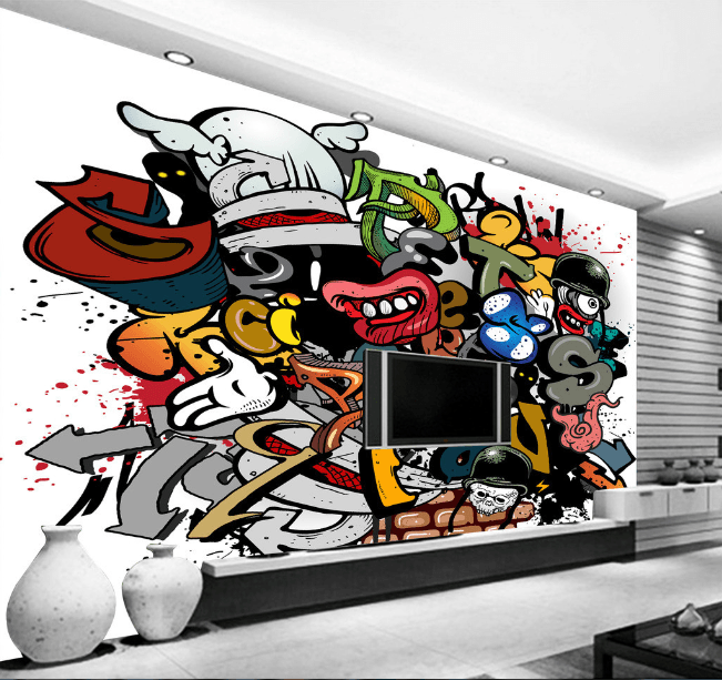 3D Monster Mouth 036 Wallpaper AJ Wallpaper