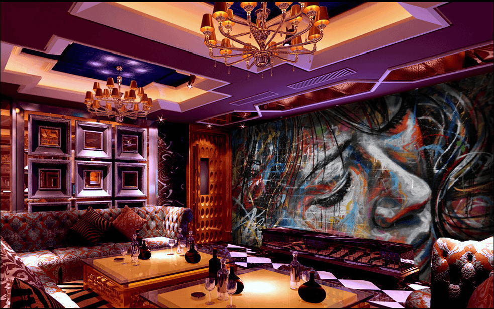 Colorful Face Wallpaper AJ Wallpaper 2