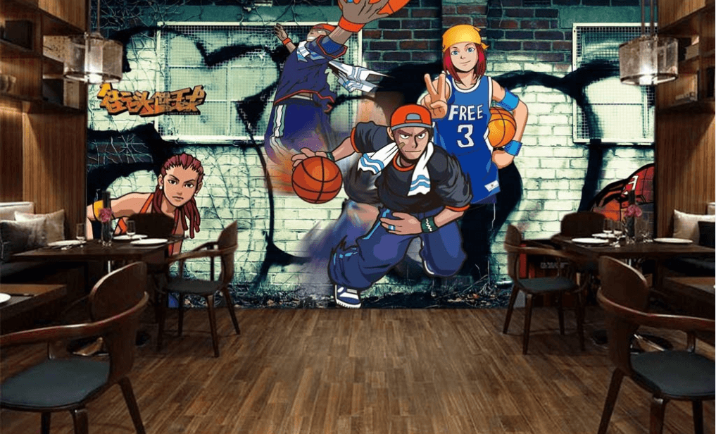 3D Basketball Sport 045 Wallpaper AJ Wallpaper