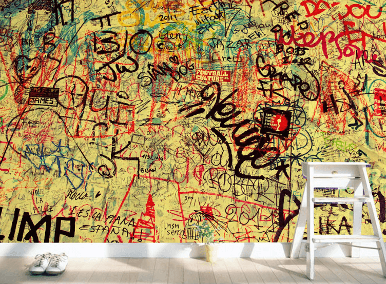 Random Graffiti Wallpaper AJ Wallpaper 2