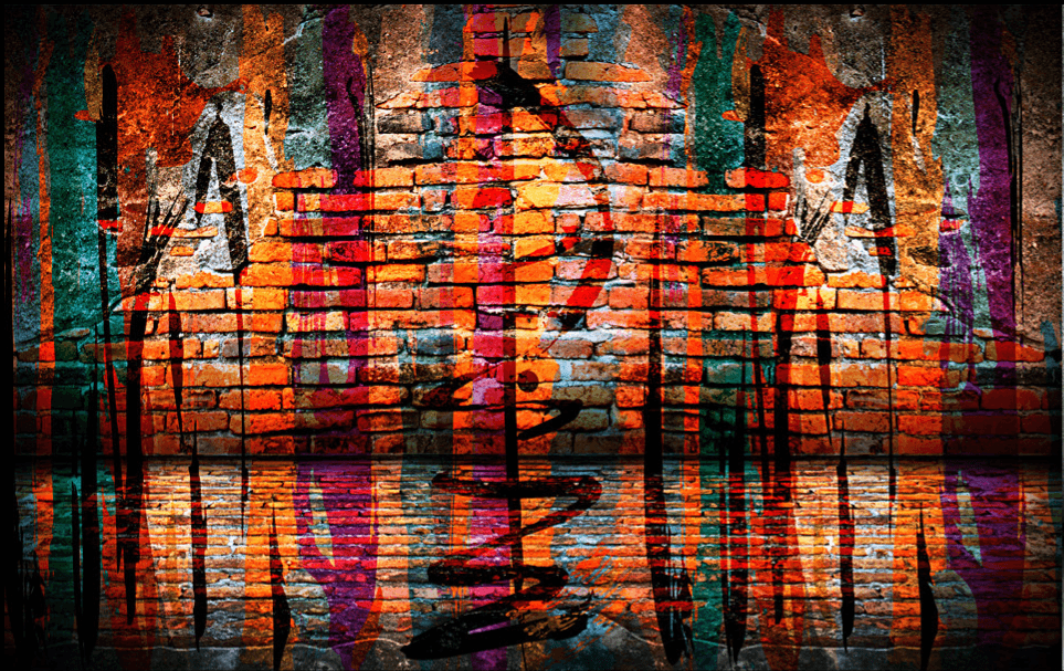 Orange Wall Wallpaper AJ Wallpaper