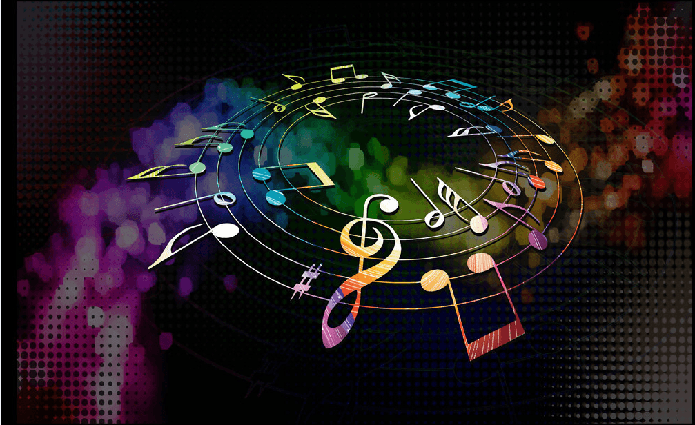 Musical Staff Circle Wallpaper AJ Wallpaper 2