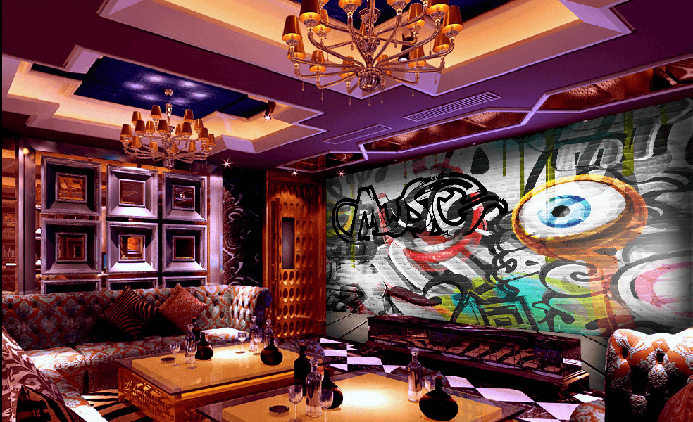 3D One-Eyed Painting 056 Wallpaper AJ Wallpaper