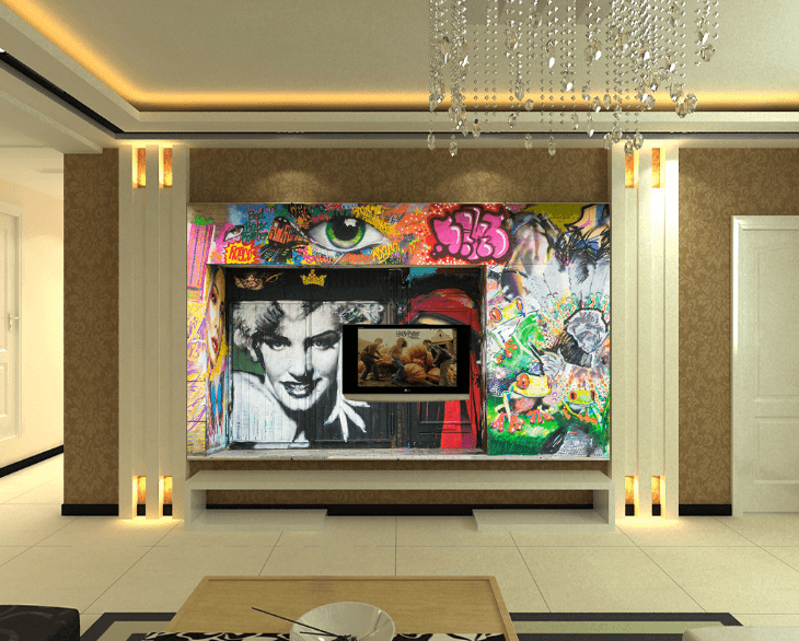 Rich And Colorful Graffiti Wallpaper AJ Wallpaper