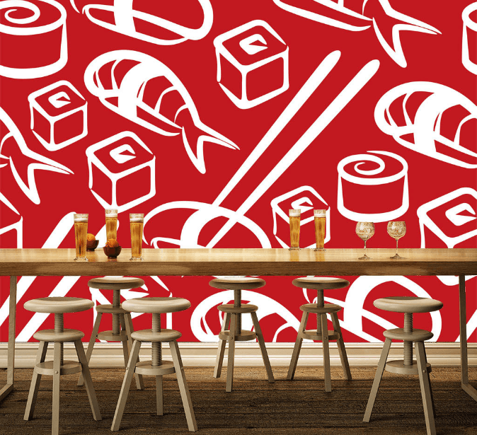 3D Sushi Chopsticks 101 Wallpaper AJ Wallpaper