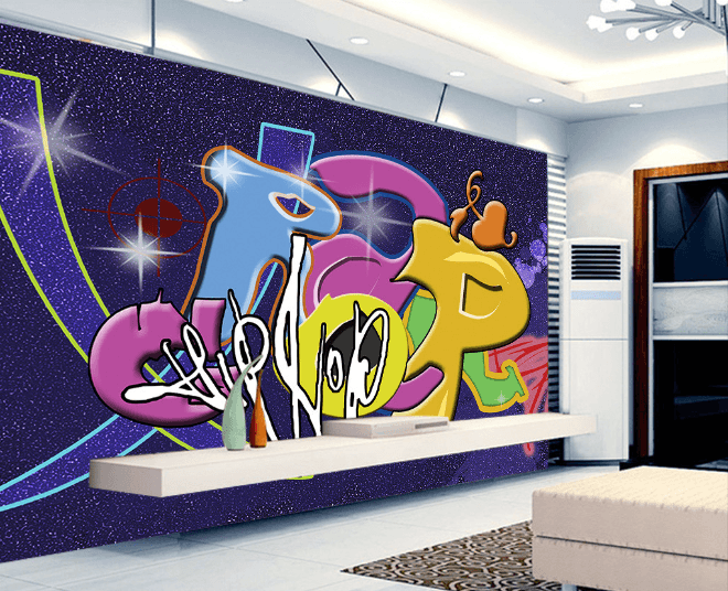 Graffiti Letters Wallpaper AJ Wallpaper