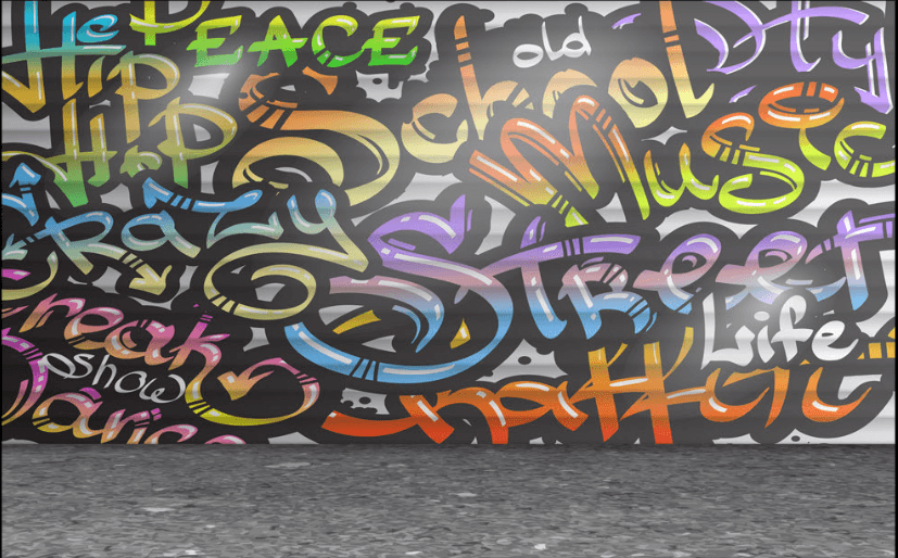 3D Color Font 057 Wallpaper AJ Wallpaper