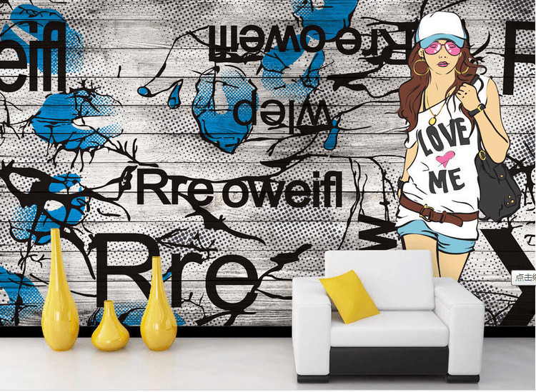 3D Painting Girl 064 Wallpaper AJ Wallpaper